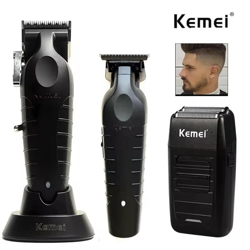 Kemei KM-2296 KM-2299 KM-1102 Kit tagliacapelli Rasoio elettrico da uomo Tagliacapelli Macchina per tagliare i capelli professionale
