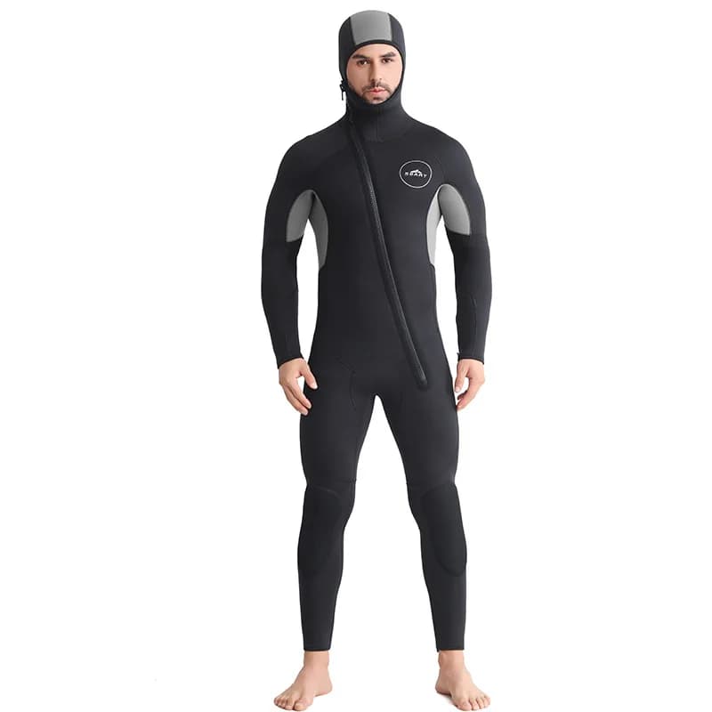 Mute da uomo in Neoprene da 5mm muta da sub per tutto il corpo Snorkeling surf nuoto manica lunga tenere in caldo le mute d'acqua