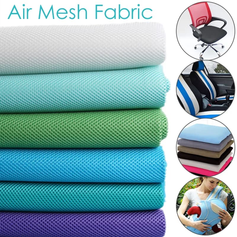 1/2/3M Addensare Air Sandwich Tessuto di Maglia 3D Tessuto di Maglia Per Cucire Abbigliamento Sportivo Coprisedile Auto Scarpe Sedia borsa Tappezzeria