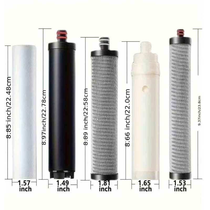 Sostituzione compatibile con filtro depuratore d'acqua OSWNKW per cartuccia di ultrafiltrazione 4+1