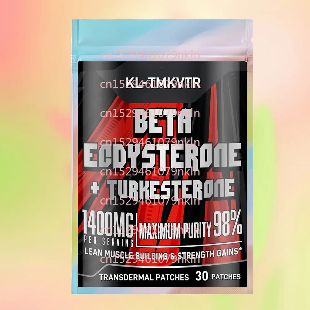 30 Cerotti Transdermici di Beta Ecdysterone e Turkesterone per Massa Muscolare Magra, Prestazioni Atletiche e Forza
