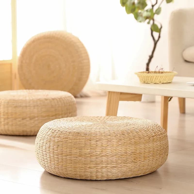 Cuscino da meditazione cuscino da meditazione per uso domestico rotondo Yoga meditazione Base cuscino Zen cuscino da meditazione Futon Ratta