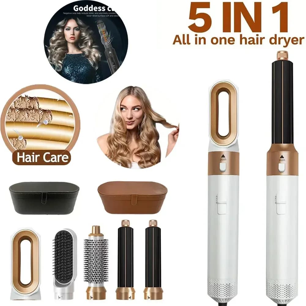 5 in 1 asciugacapelli set pettine caldo ferro arricciacapelli professionale piastra per capelli strumento per lo styling per Dyson Airwrap
