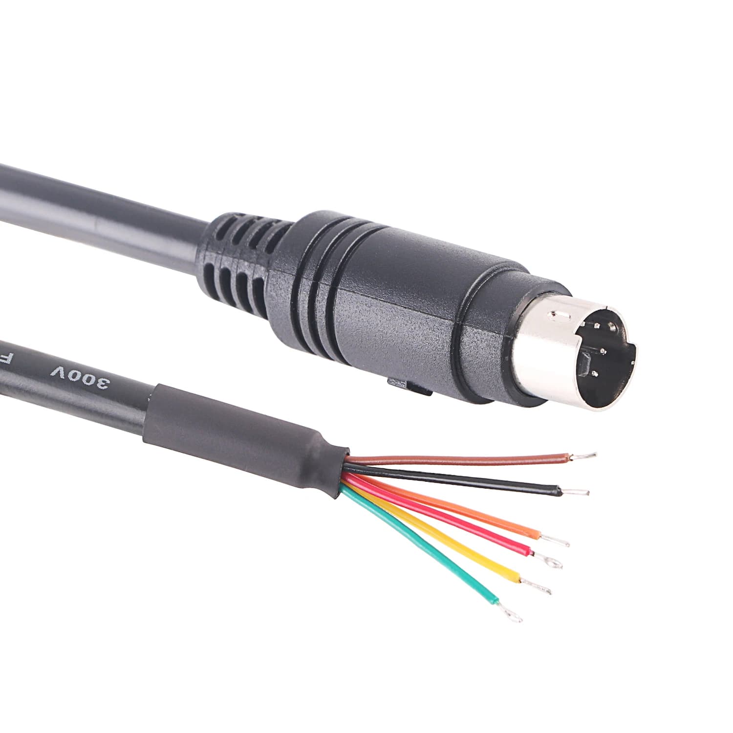 Cavo adattatore mini DIN 6 pin maschio MD6 a terminale cavo