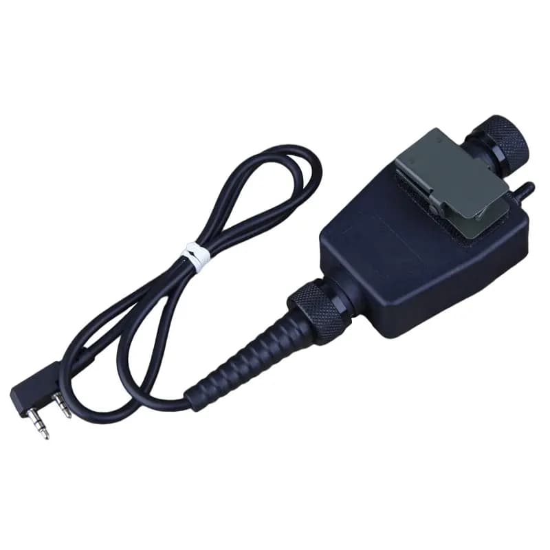 Emersongear Per TEA PTT Citofono Tattico Interruttore Filo Per Kenwood Versione Radio Spina di Ricarica Interfaccia Walkie Talkie Caccia