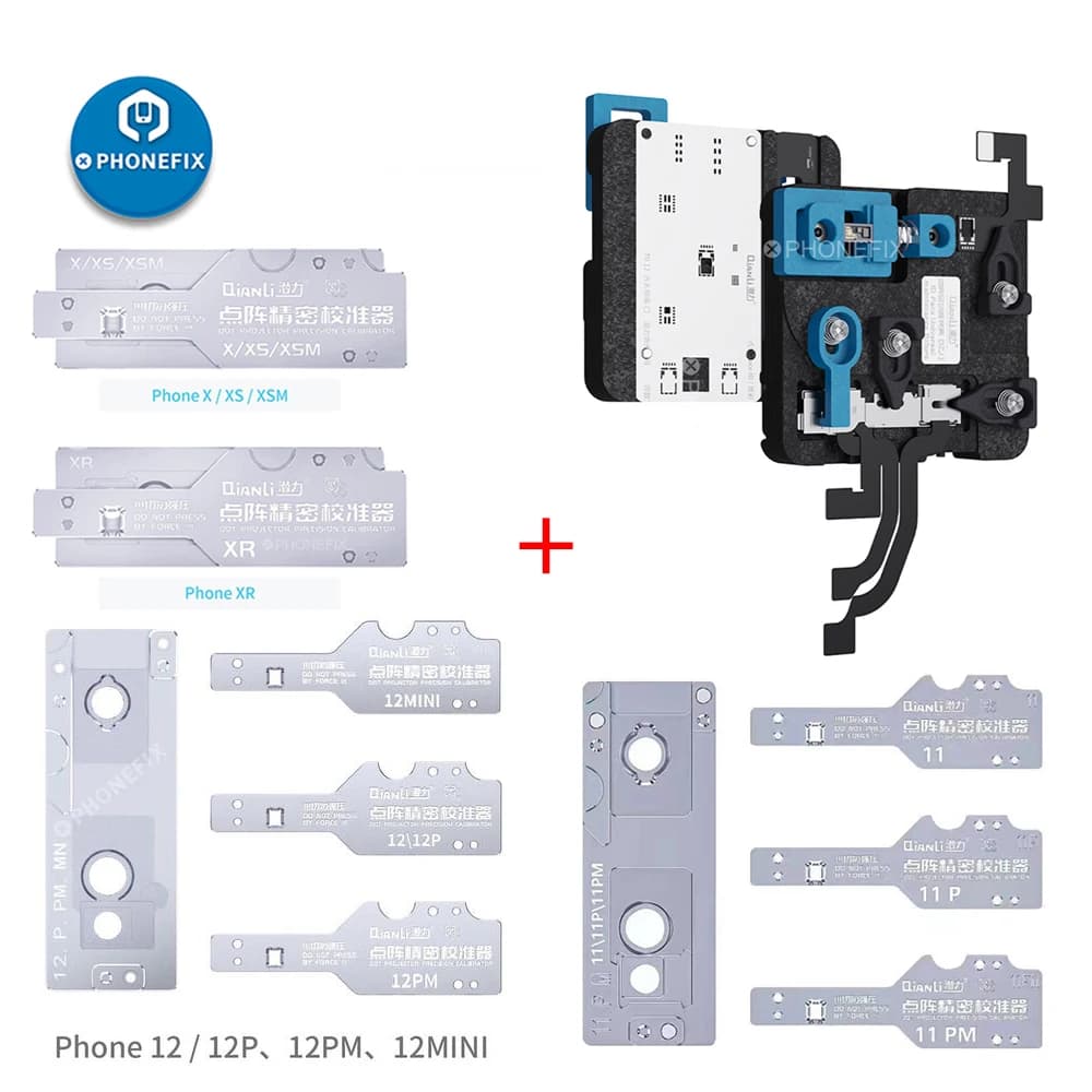 Calibratore di Precisione Qianli WYLIE Dot Projector per iPhone X 11 12 13 14 15 Pro Max, Dispositivo di Posizionamento per Riparazione Face ID