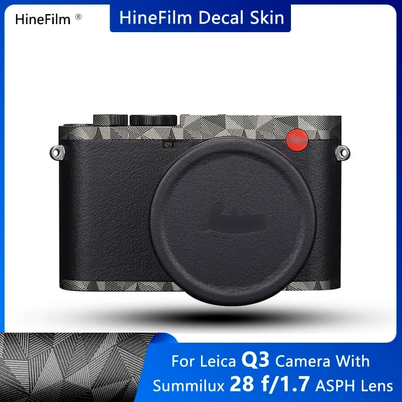 Q3 adesivi per fotocamera decalcomania copertura avvolgente per la pelle per Leica Q3 adesivo per fotocamera custodie per involucri antigraffio