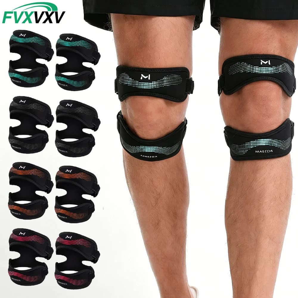 Supporto per Tendine Rotulee - Fascia per Ginocchio con Rotula Aperta, Stabilizzatore Leggero in Neoprene per Donne e Uomini, Corsa, Sport