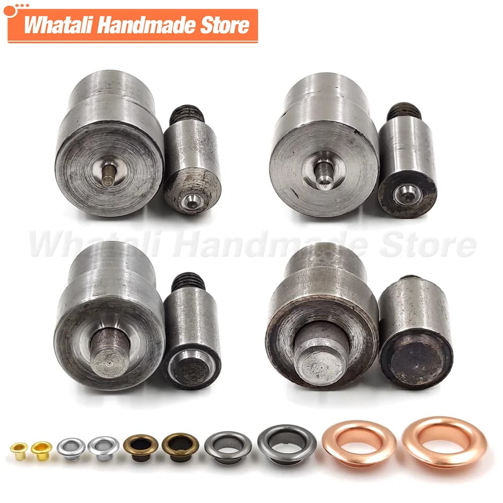 100 pz 3-14mm occhielli passacavo con installazione stampo pressa muore strumento per pressa a mano macchina lavorazione della pelle scarpe borsa