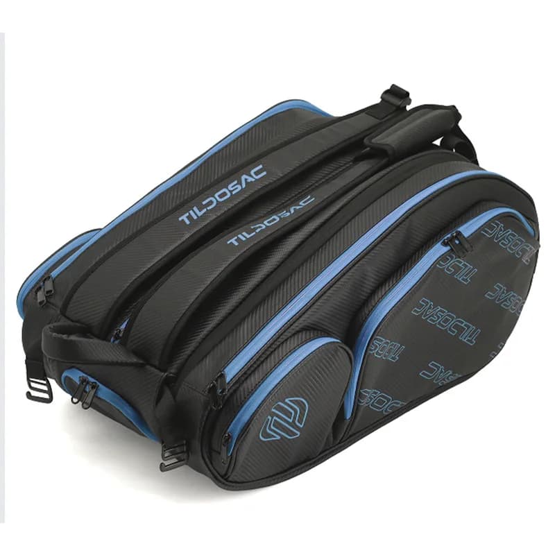 Borsa da padel staccabile per pickleball Uomo Donna Scomparto per scarpe isolato Paddles da pickleball Zaino per racchette Borse sportive da palestra
