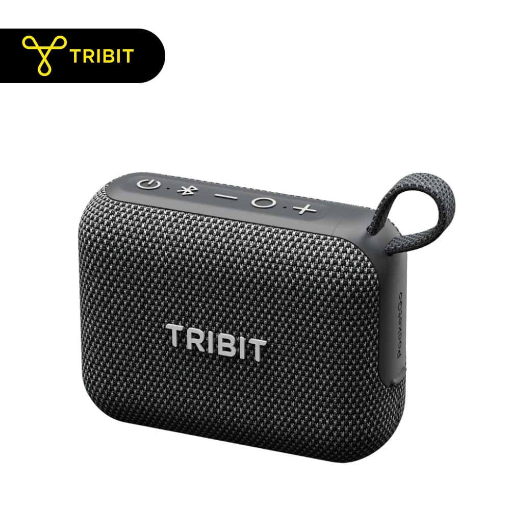 Altoparlante portatile TRIBIT PocketGo IP68 impermeabile e leggero con slot per scheda TF, 20 ore di riproduzione per escursioni e ciclismo