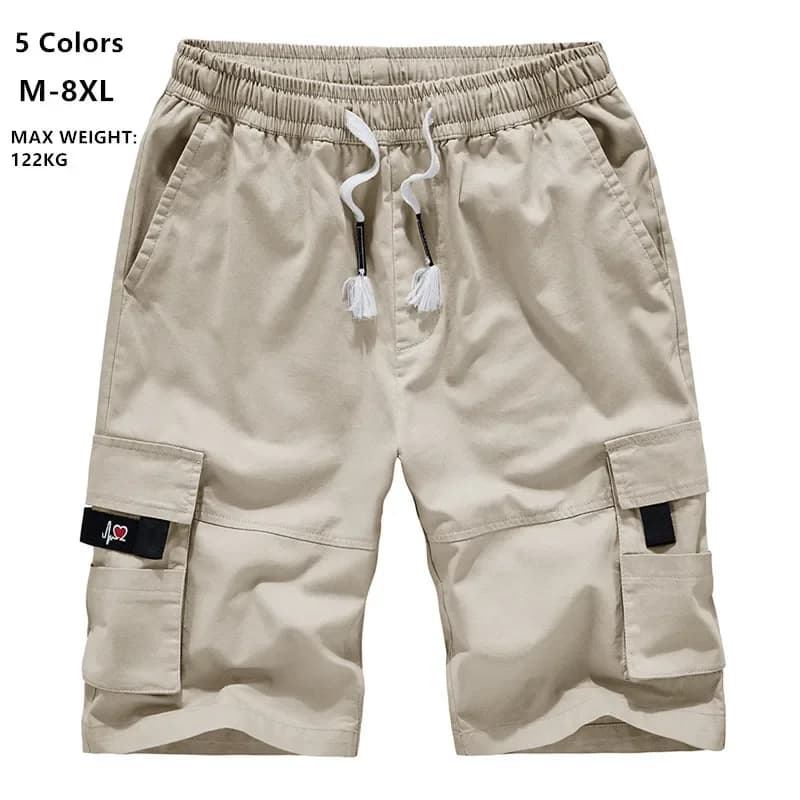 Mens Cargo Shorts Estate Camo pantaloni Corti di Sport Del Cotone Pantaloni Sportivi Da Uomo Camouflage Più Il Formato 6XL 7XL 8XL Militare Pantalon