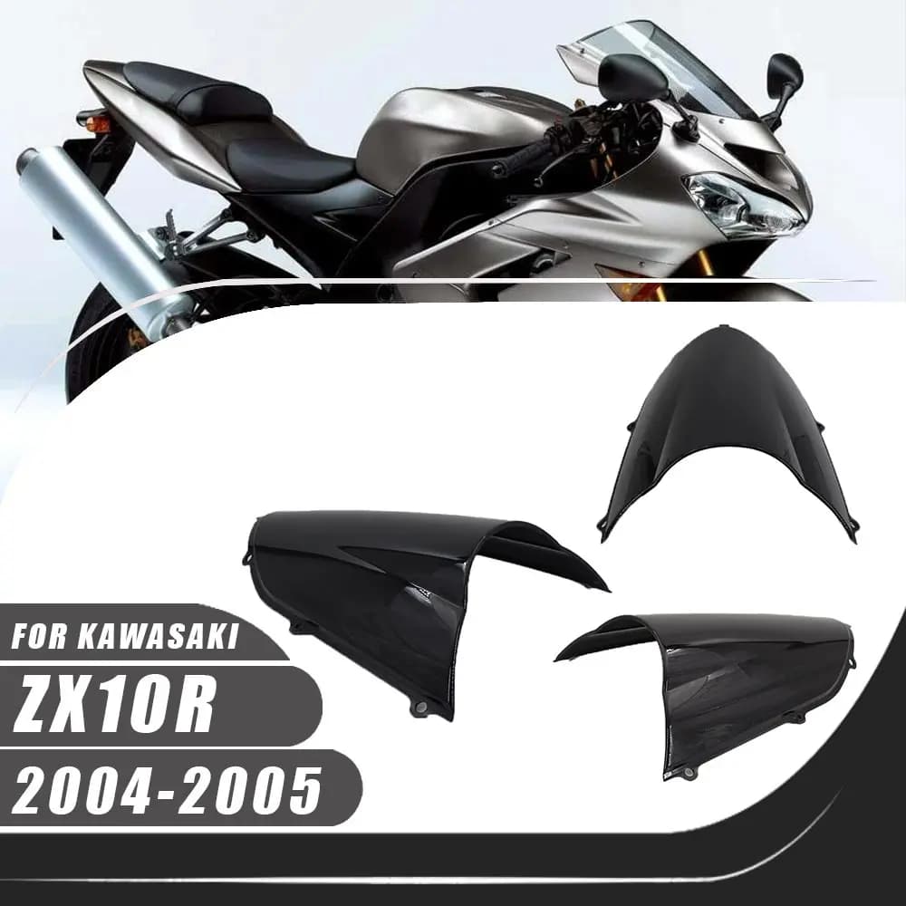 Per 2004-2005 Kawasaki Ninja ZX10R ZX-10R moto ABS parabrezza parabrezza parabrezza