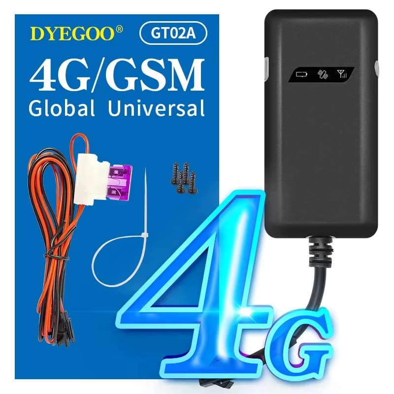 Localizzatore GPS GSM GT02A per Auto e Moto, Tracciamento in Tempo Reale, Riproduzione Cronologia Percorsi, Dispositivo Antifurto e di Localizzazione