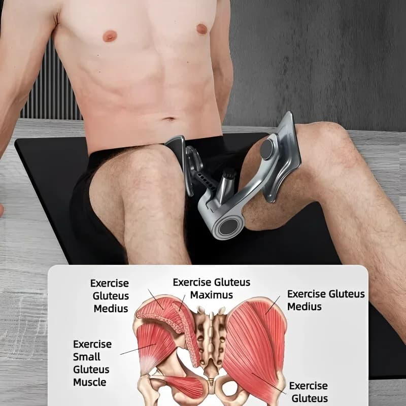 Attrezzatura per il fitness Kegel Esercizio domestico Allenatore di muscoli pelvici della bacino Attrezzature per glutei per uomo Esercitatore da