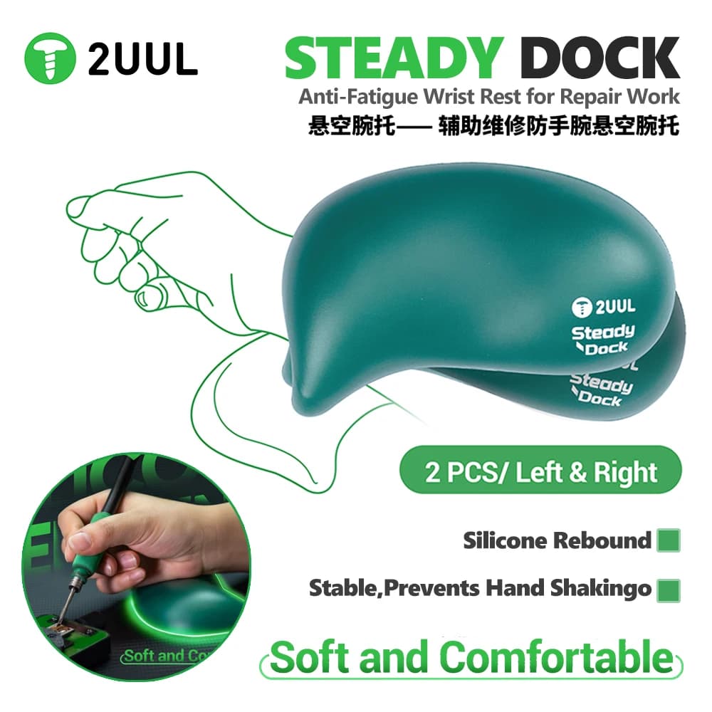 Supporto Antiscivolo 2UUL DK01 Steady Dock in Silicone per Riparazioni Elettroniche, Strumento di Supporto per il Polso