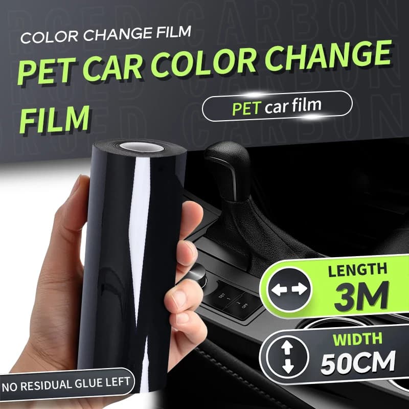 Adesivi per auto con involucro in vinile nero lucido Vinili Pellicola da imballaggio in vinile per adesivi per moto Accessori esterni adesivi