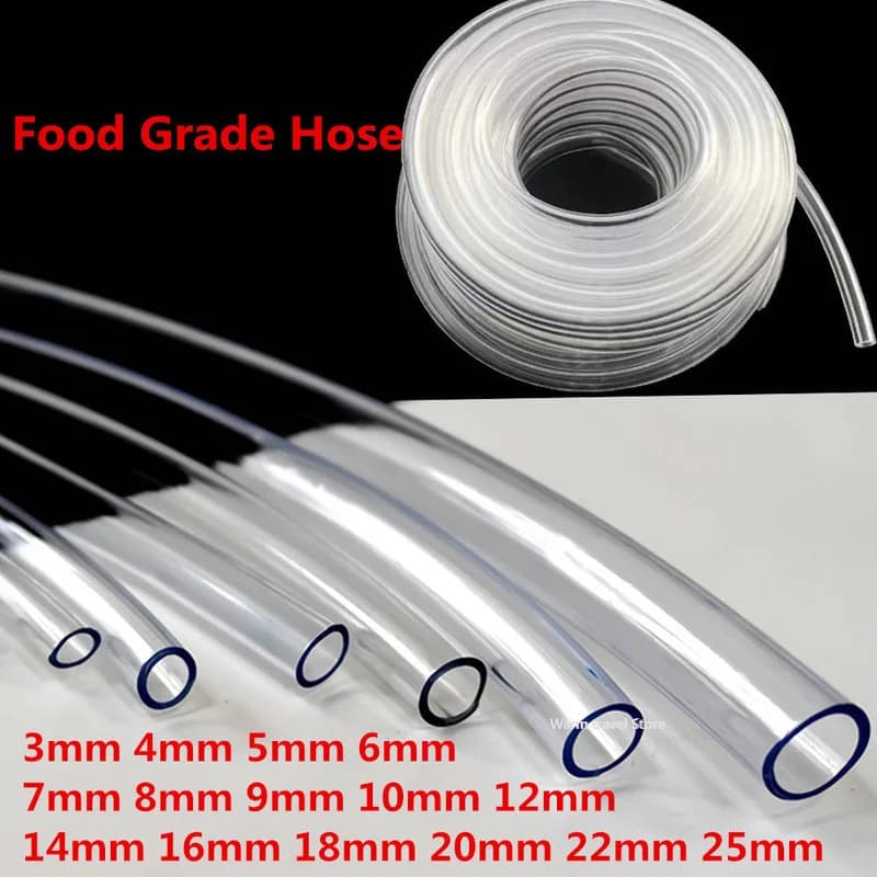 Tubo flessibile per bere a prova di freddo in PVC per uso alimentare da 3-25 mm per acquario Tubo flessibile in plastica Pompe per acqua Distributore
