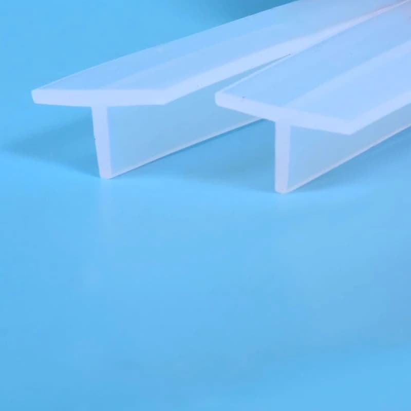 Gomma siliconica T Strip Gap Cover barra di tenuta impermeabile resistente al calore trasparente bianco rosso blu nero