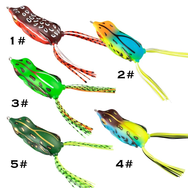 Esca Morbida Galleggiante WEIHE a Forma di Rana 7,5cm 18,2g per la Pesca al Bass