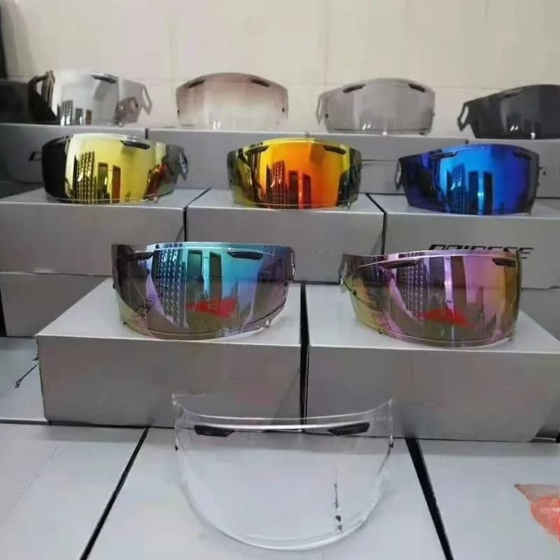 Visiera per casco per ARAI RX-7GP RX-7 RR5 ASTRO-IQ RAPIDE-IR AXCES II AXCES III REBEL QUANTUM-ST QUANTUM-J QUANTUM -ST PRO CHASER-V