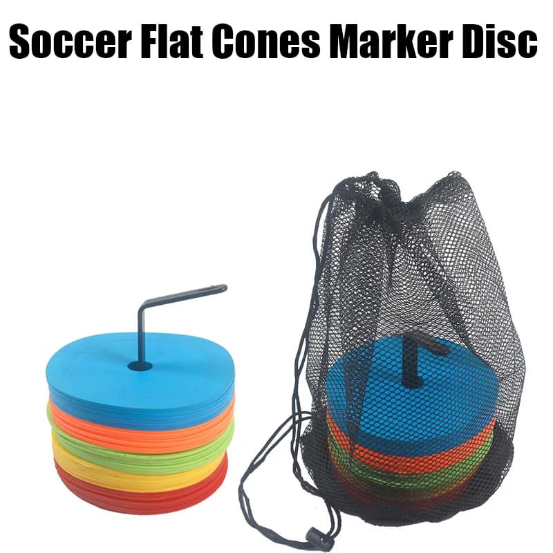 10 pz Calcio Coni Piatti Marcatore Disco Basket Sport Velocità Agilità Indicatori di Formazione Attrezzatura Da Allenamento Portatile Indeformabile
