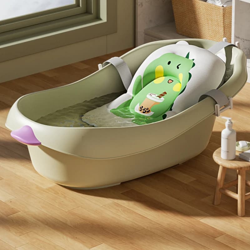 Vasca da bagno grande per neonati i bambini possono sedersi e sdraiarsi adatto per 0-3 anni, confortevole e spazioso, ideale per i neonati