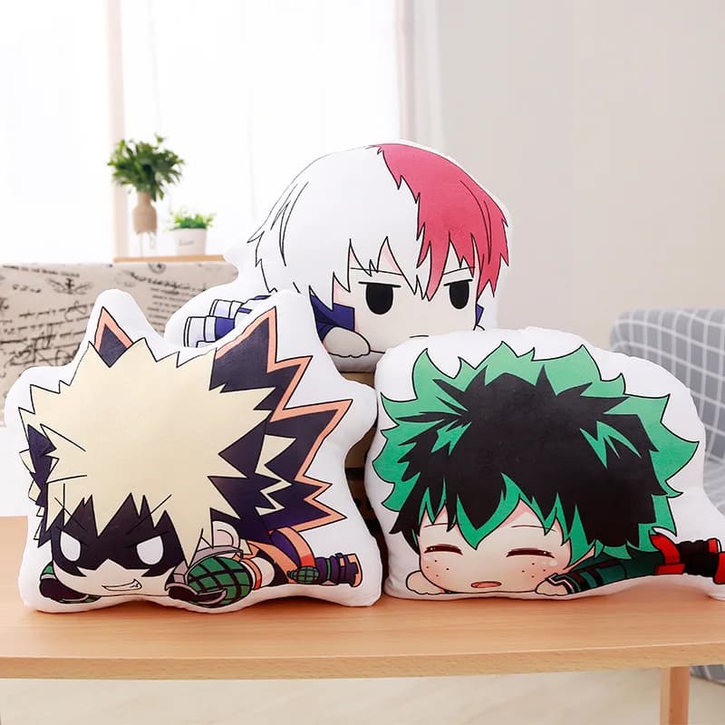 Anime My Hero Academia Merchandise Izuku Midoriya Katsuki Bakugo Cuscino personaggio anime - Regalo di compleanno