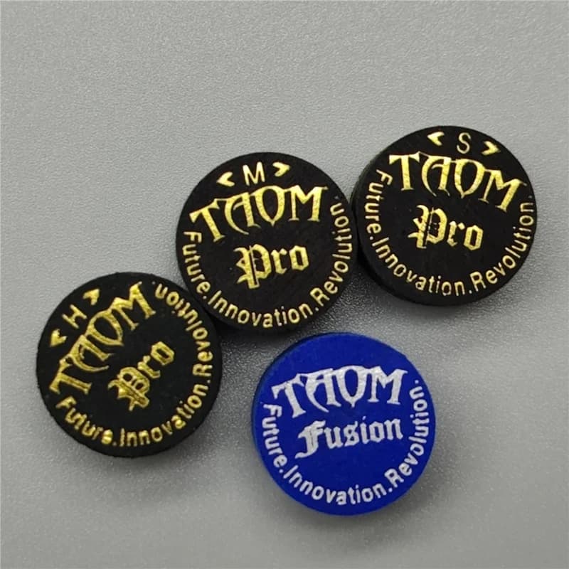 Puntali per Stecca da Biliardo Taom Fusion 14mm Finland Pro Tips Medi/Duri Professionali Accessori per Biliardo