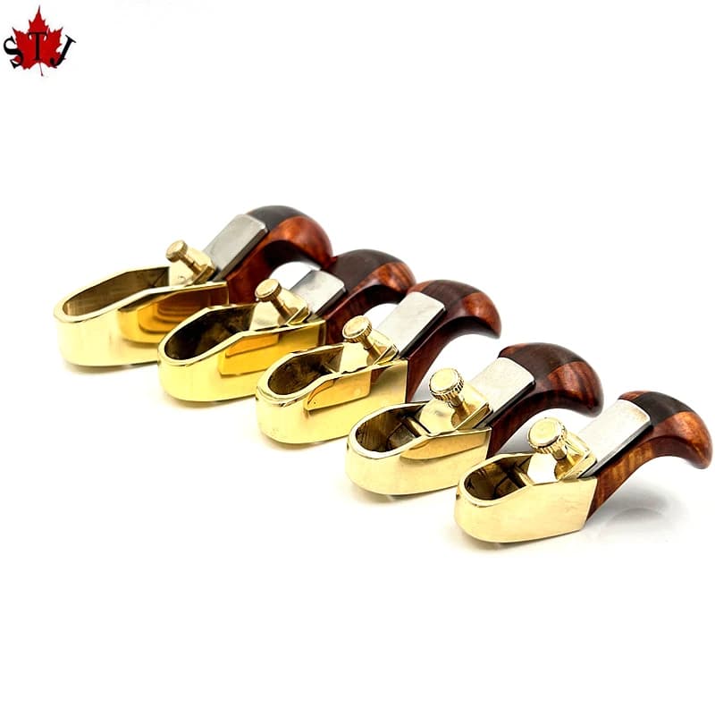 Thumb Thumb brass bottom convesso bottom Cutter plane con suola curva pialla, luthier lavorazione del legno strumenti fai da te piano di spinta