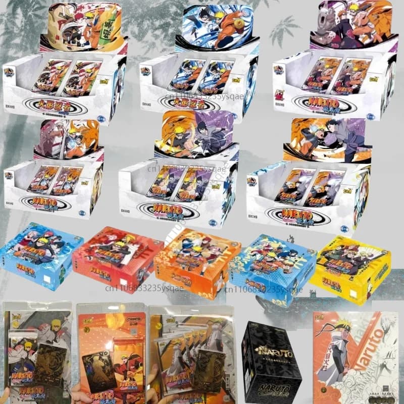KAYOU Genuino Naruto Carte Nuovo T2W8 T4W7 Collezione Anime Scatola di Carte Lotta Capitolo Pro Capitolo Ninja Mondo Bambini Giocattoli Gioco Regalo