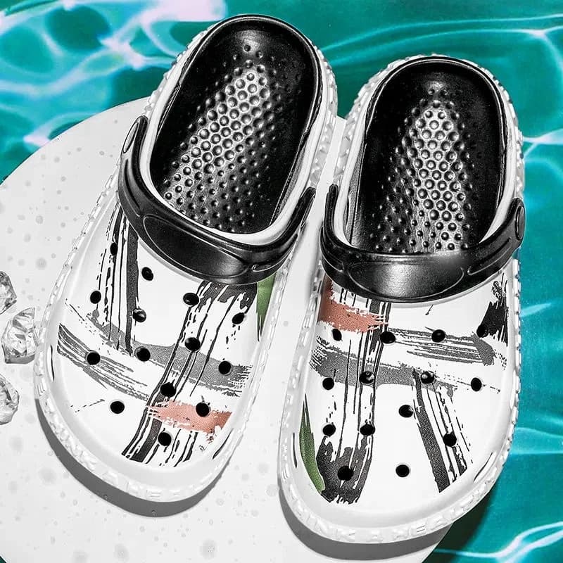 Scarpe da spiaggia estive per bambini Unisex sandali antiscivolo per interni zoccoli ragazzi slip On sandali per bambini in PVC scivoli scarpe da