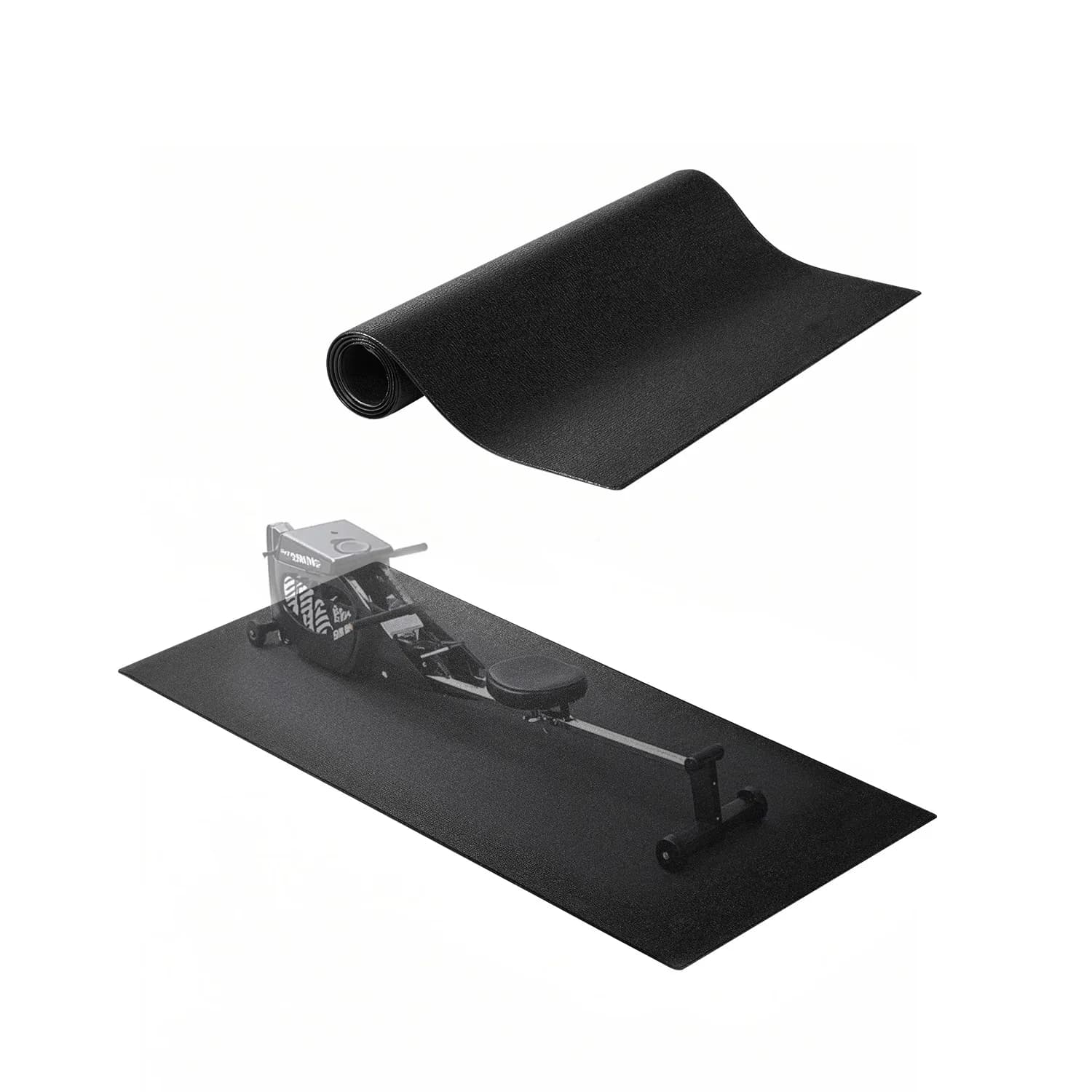 Tappetino per Tapis Roulant SucceBuy per Pavimenti in Moquette, Tappetino Protettivo in PVC ad Alta Densità per Attrezzature Fitness e Pedane