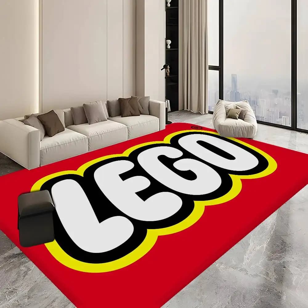Tappeto classico con logo L-LEGOS, stile nordico, per la casa, per il bagno, per il bagno-lettino, per la camera da letto, per l'hotel