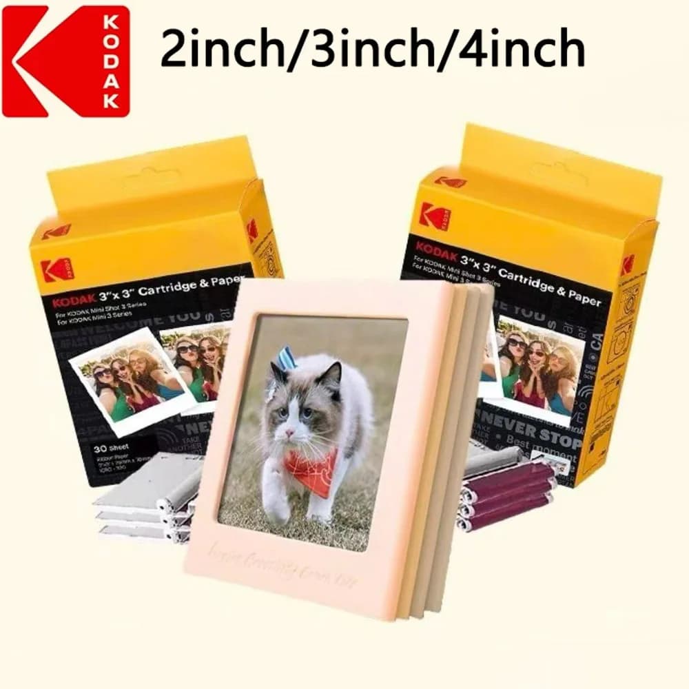 Carta fotografica speciale con nastro Kodak 2/3/4 pollici per stampante fotografica Minishot per cellulare, compatibile con C210R/C300R/PD460