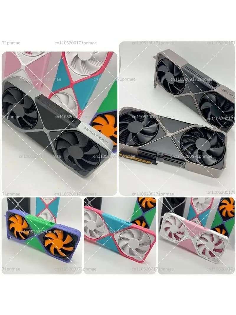 Modello di Scheda Grafica RTX 5090 Stampata in 3D, Display Desktop in Scala 1:1 per Pegboard