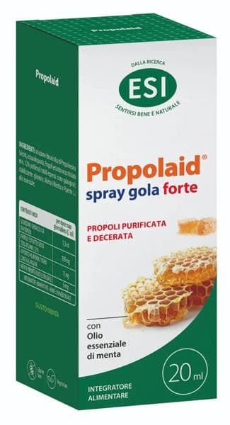 Esi Propolaid PropolGola Forte Spray Integratore Benessere Gola  Menta 20 ml