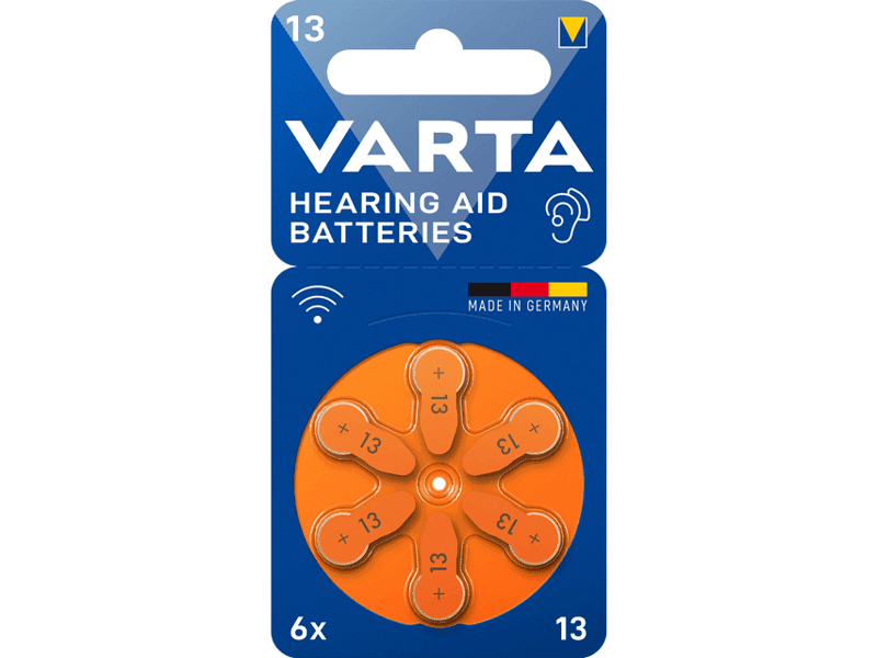 Varta Batterie per Apparecchi Acustici  Tipo 13 (blister 6 pz.)