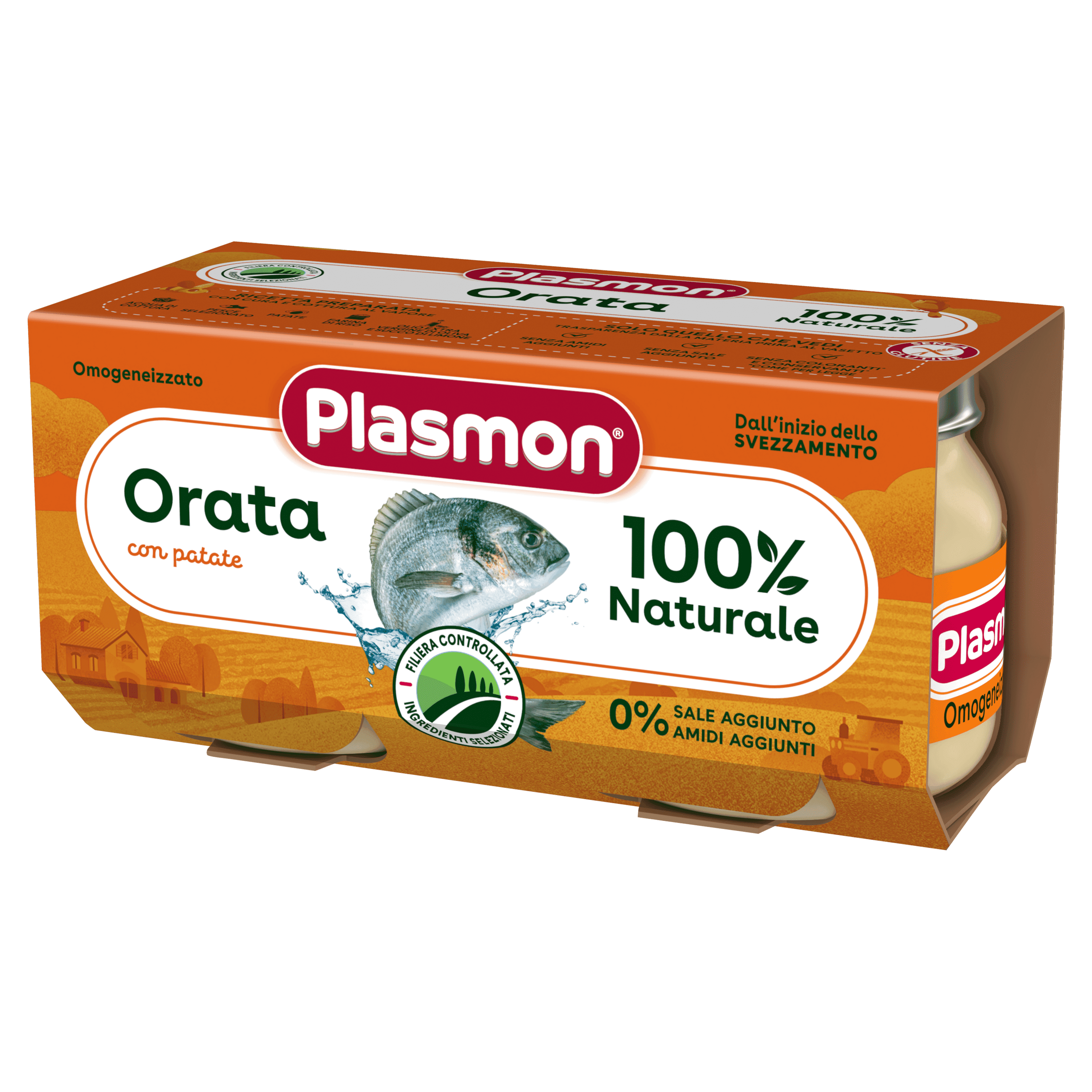 Plasmon Omogeneizzato Orata 2 Pz x 80 g