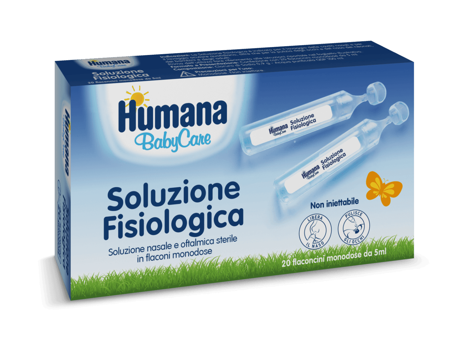 Humana Baby Soluzione Fisiologica 5 ml x20 Flaconcini