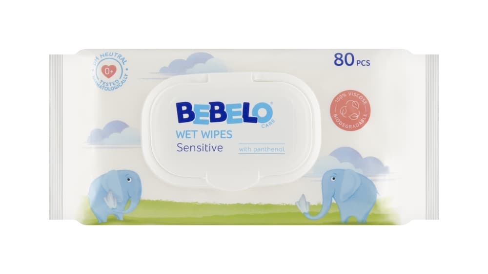 Bebelo Salviette Umidificate Sensitive 80 Pezzi