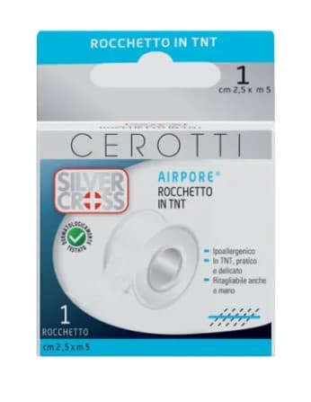 Cerotto Silverc Disp Airpore 2,5x500 cm