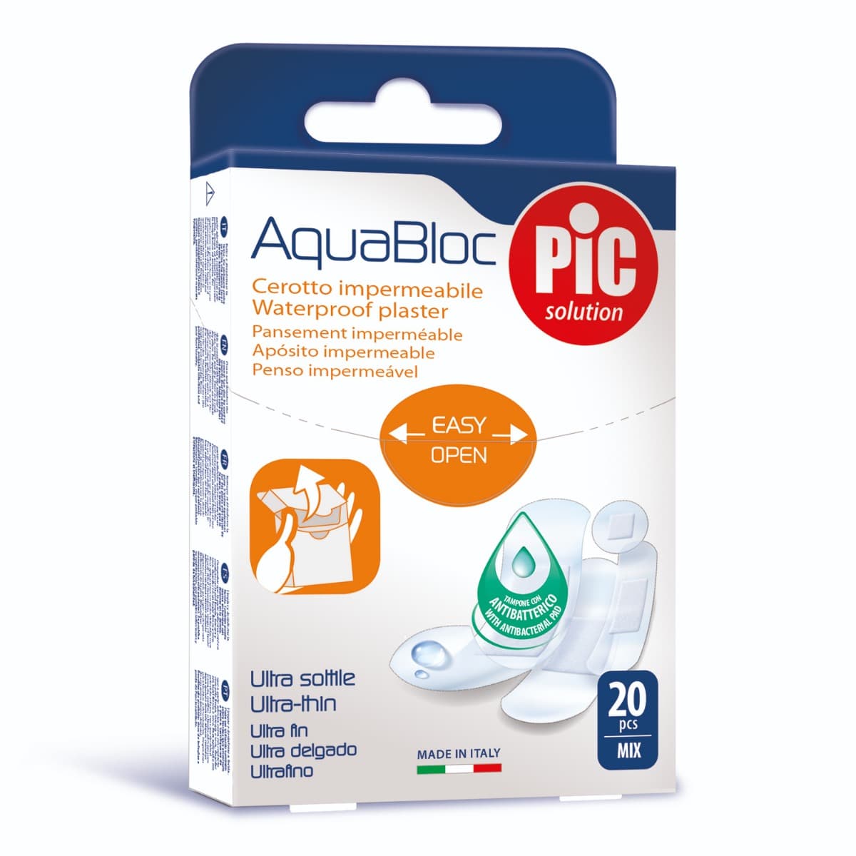 Pic Cerotto Aquablock Impermeabile 22,5 mm 20 Pezzi