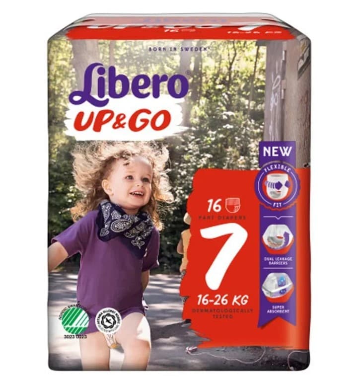 Libero Up&Go Pannolini Taglia 7 - 16/26 kg