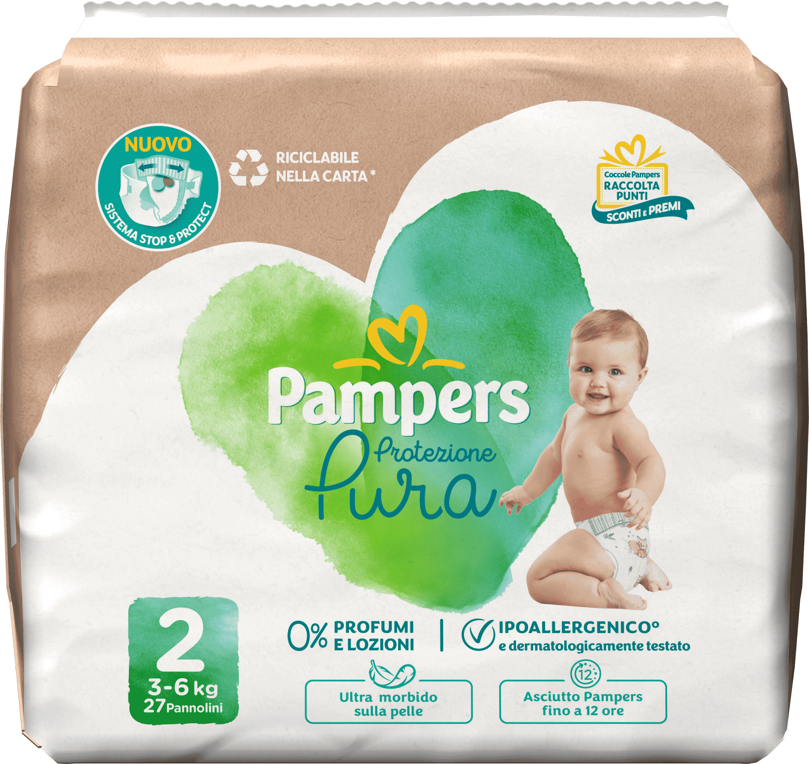 Pampers Protezione Pura Min27P