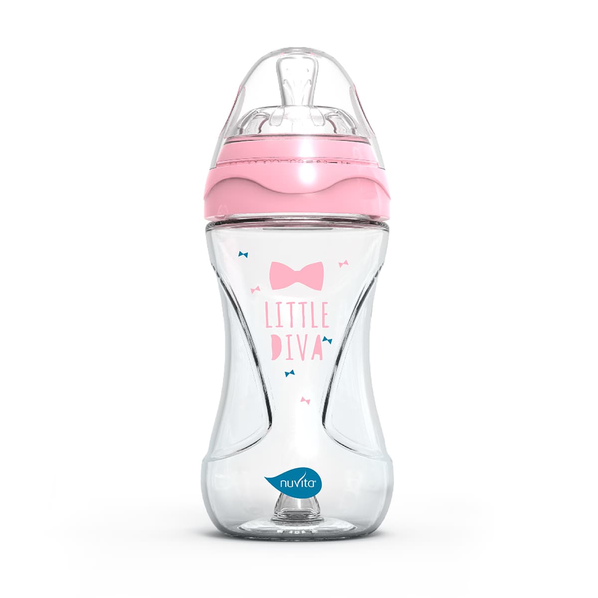 Nuvita Collection Glass Biberon Vetro Con Valvola Riduci Coliche