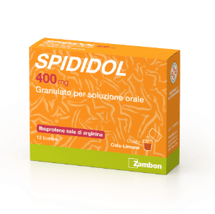 Spididol 400 mg Gusto Cola-limone 12 Bustine