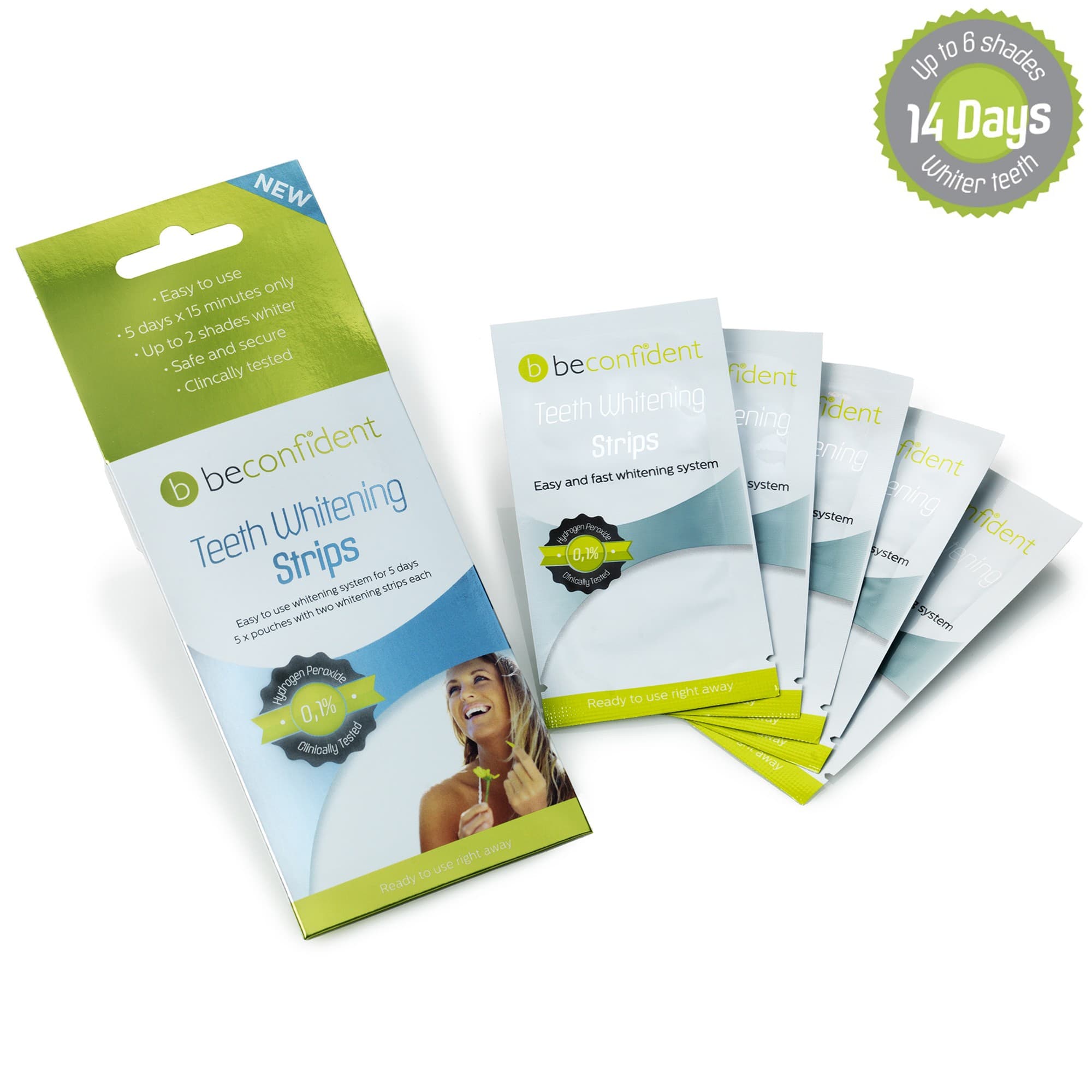 Beconfident® Tandblekningsstrips X3 - 5 dagar