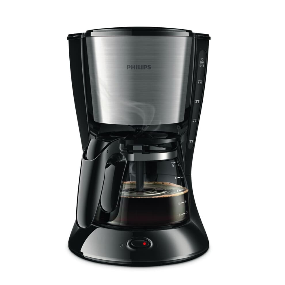 Cafetera filtro PHILIPS Daily HD7462/20 - Nero e Inox - 15 tazze - 1000 Watt
