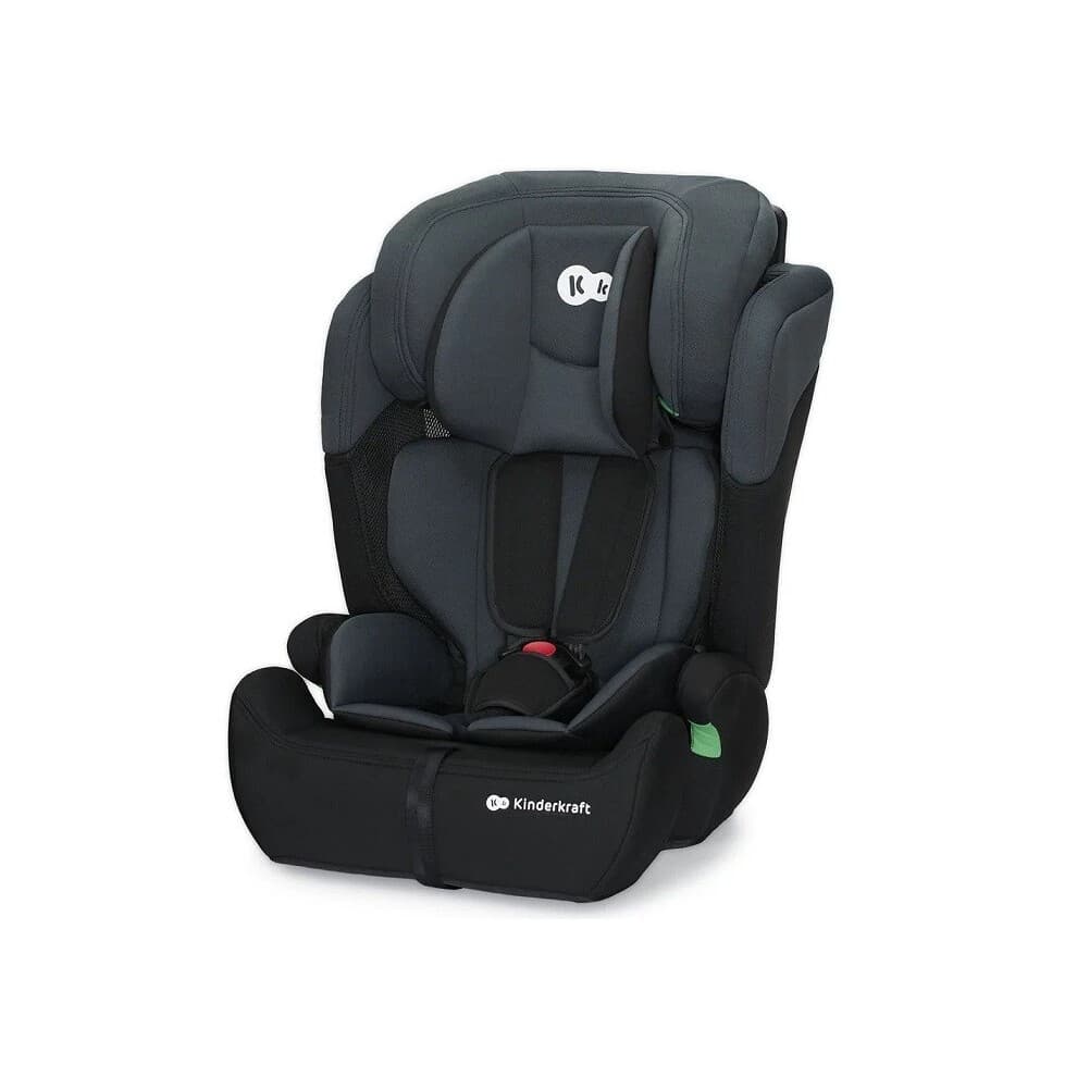 Seggiolino Auto Kinderkraft COMFORT UP I-SIZE, 76–150 cm, 15 Mesi a 12 Anni, Reclinabile, Installazione Facile, Nero